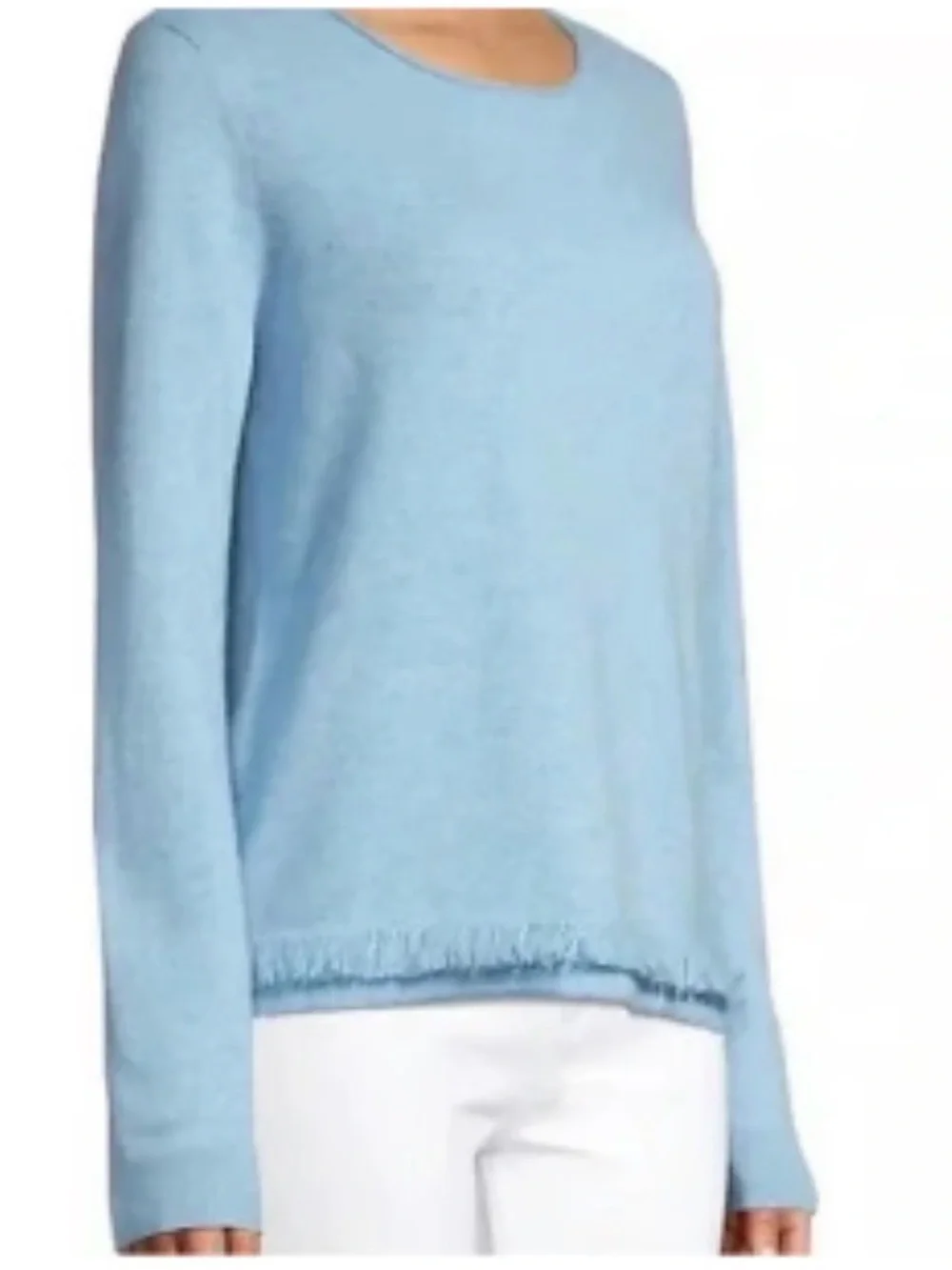 Lilly Pulitzer Heathered Oxford Blue Vista Cashmere Sweater size xs